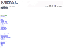 Tablet Screenshot of metal-wall-art.com